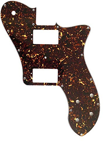 Passend für Fender Professional Tele Deluxe Shawbucker Gitarren-Schlagbrett (4-lagige, braune Schildkröte)