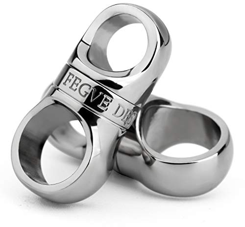 TISUR Titanium Key Ring, Key Chain Rings Heavy Duty Swivel Keyrings Carabiner Keychain For Men And Women Key Chain Assecories