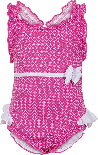 Fashy Little Stars - Pannolino da Bagno Riutilizzabile per Neonati, per Neonati, Colore Rosa/Bianco, 74-80 EU, Rosa/Bianco, 74/80 cm
