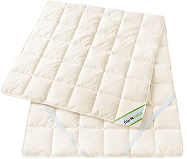 franknatur Matratzenauflage 90x200 Lyocell Unterbett Bio Baumwolle Auflage | weiche Tencel Auflage, Bezug aus Bio Baumwolle, Füllung 100% Lyocell, 4 Befestigungsgummis, atmungsaktiv, waschbar, OEKO-TEX