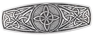 kkjoy Vintage Metall Haarspange Gold, Keltische Knoten Haarklammer Groß, Hexenknoten Haarnadeln, Gothic Haarspangen Damen, Braut Haarschmuck Hochzeit, Bananenspange für Frauen und Mädchen
