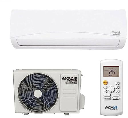 Bilake Aire Acondicionado Split Inverter 4500 frigorías, Bomba de Calor, Frio Calor, A++, A+++, R32 Gas más ecológico con Modulo WiFi
