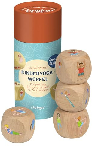 Oetinger, FamilyFlow Kinderyoga-Würfel, Entspannung, Bewegung und Spaß für zwischendurch, ab 3 Jahren