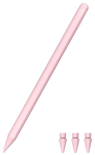 Pencil 2. Generation für iPad 2018–2026: 15 Mins USB-C Schnellladung, mit Stift für iPad 11 (A16)/10-6, Air 3-5/M2/M3/M4, Mini 5-7, Pro 11/12,9/M4/M5, mit Neigungsempfindlichkeit & Palm Rejection