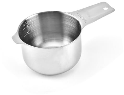 TOPBATHY 7piezas Cucharas Medidoras de Acero Inoxidable Herramienta de Cocina para Medir Ingredientes Hornado o Repostería Incluye Medidas Gramos