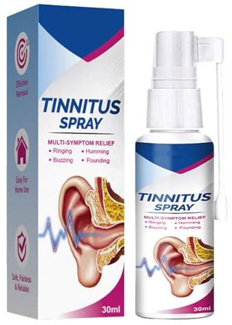 Spray Anti Acouphènes Qartel,Acouphènes Spray Nettoyant pour Cérumen,Spray pour le Traitement des Oreilles,Spray Anti-Acouphènes Oreille,Spary Traitement des Acouphènes,Spray pour Traitement Oreilles