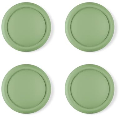 PlayVital Thumb Grips for Nintendo Switch 2, 4-Pack Silicone Joystick Caps for Joycon 2, Cute Accessories Comfort Thumbstick Grip Covers - Matcha Green