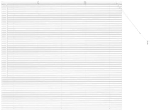 vidaXL Tenda per Finestra con Tende Altro Bianco 80 x 130 cm Alluminio