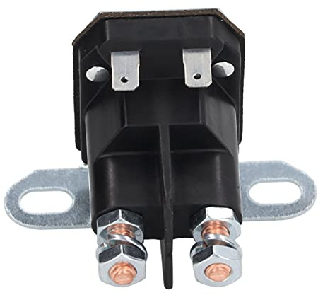 Solenoide de relé de Arranque para Tractor cortacésped - Solenoide de relé de Arranque de Aluminio Premium de 12 V CC para 725 04439B - Duradero, a Prueba de Polvo y de Rendimiento Estable