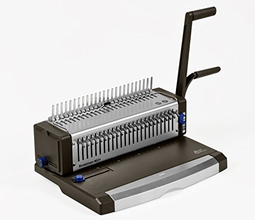 ProfiOffice Rilegatrice Bindestream M22+ – Rilegatrice Professionale a Dorsi Plastici per Formati DIN A4, Perfora 22 Fogli & Rilega fino a 410 Fogli, Macchina in Metallo con 24 Punzoni Escludibili
