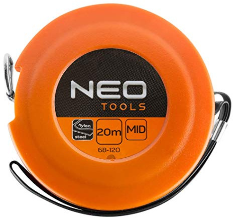 NEO TOOLS Bandmaß, Stahl 20 m, 68-120