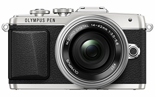 OM SYSTEM OLYMPUS E-PL7 16MP Mirrorless Digital Camera with 3-Inch LCD with 14-42mm EZ Lens (Silver)