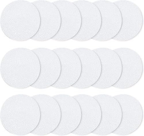 chuckle - 18 Große Anti-Rutsch Aufkleber/Sticker für Badewanne & Duschwanne, 10cm - Transparent - Rutschschutz rutschfest