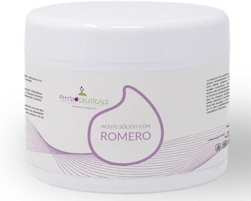 PHYSIOCEUTICALS - Aceite Sólido Masaje Romero 500ml - Relajación Profesional para Fisioterapia y Quiromasaje - Se Funde al Contacto con la Piel
