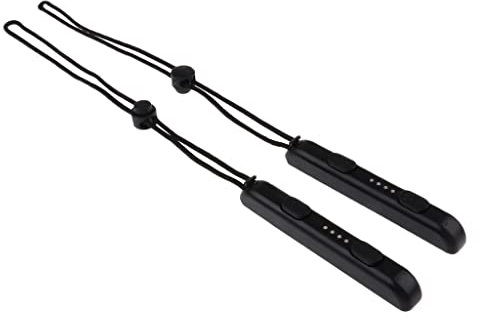 Sharplace 2pcs Kandgelenkschlaufe Trageschlaufe Handgelenk Tragegurt Lanyard für Nintendo Switch Joy-Con - Schwarz
