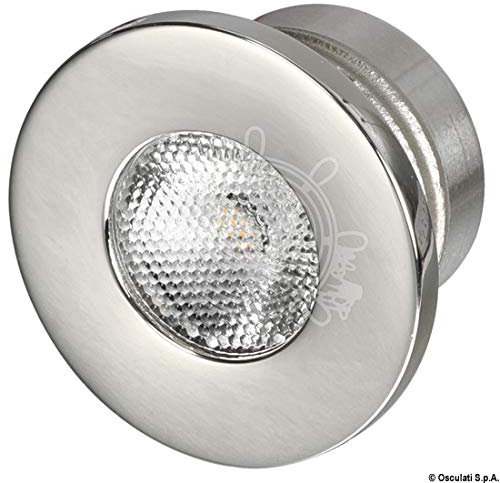 Osculati LED-Einbau-Orientierungslicht, blau 12/24V 3W
