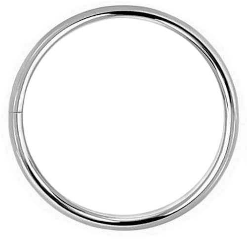 Willys Jewellery Piercing Ring 925 Sterling Silber dünn Hoop Ohrpiercing Lippenpiercing Nasenpiercing