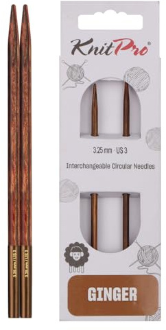 KnitPro K31202 Rundstricknadel, Wood, Sortiert, 3.25 mm