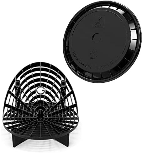 Detailmate Car Wash Bucket Accessory Set – US Bucket Lid + GritGuard Bucket Insert 12 Inches Black Suitable for Meguiar's Cleaning Bucket & Grit Guard Wash Buckets