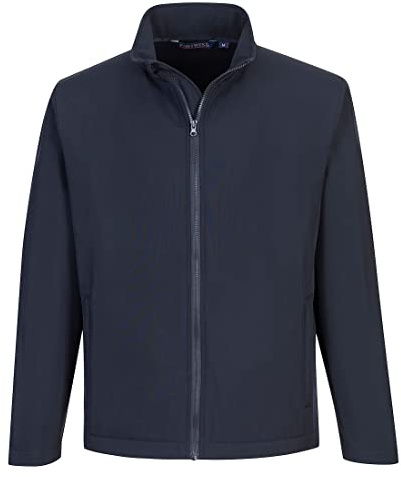 Portwest - Tryck & Promo Softshell arbetsjacka - marinblå - L