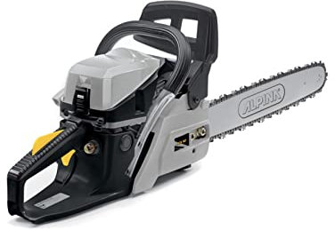 ALPINA ACS 50 Kettensäge -, 49,3cc Benzinmotor, 50cm Schiene, automatische Ölpumpe, ideal für den professionellen Holzschnitt