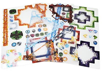 Arcknight Spell Effects Vorlagen für Pathfinder 2E; 21 Stück Marker für AOE Zaubersprüche mit Referenz; Zustand-, Buff- und Beschwörungsmarken; für PF2, DND und alle TTRPG-Systeme
