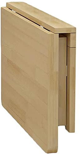 WXZX Wandmontierter Küchentisch, Wandklapptisch Aus Holz, Wandtisch Klapptisch Klappbar Esstisch Schreibtisch Küchentisch Computertisch Wandmontierter,Naturholzfarbe,40KG Belastbar