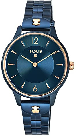 TOUS Watches len Reloj para Mujer Analógico de Cuarzo con Brazalete de Acero Inoxidable 100350605