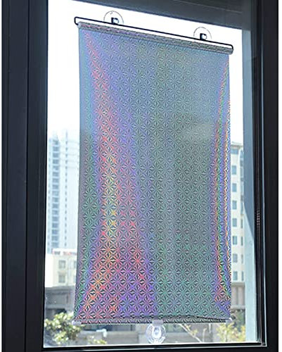 Verdunkelungsrollo mit Saugnäpfen,Temporärer Tragbarer Fensterrollo Rollo,Dachfensterrollo Thermorollo,Sichtschutz und Sonnenschutzrollo,für Zuhause,Büro,Schlafzimmer,Auto (W68xL125cm/27x49in)
