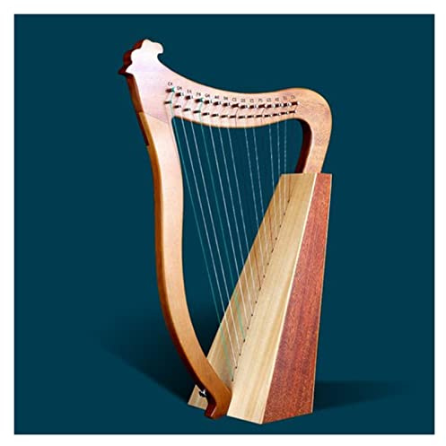 Lyre Harfe Professionelle 19 Saiten Und 15 Harfe -Anfänger Mini -Lyre -Musikinstrumente Harfenmusik (Color : 15 tone)