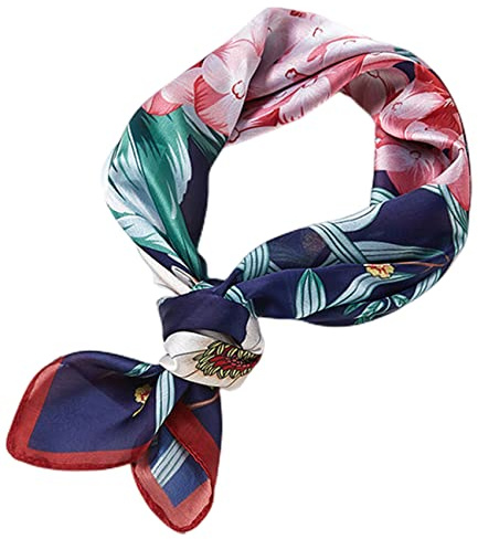 FAIRYGATE Seidenschal Damen Schal Damen Scarf Bandana Elegant Stole Damen Polyester Cloth Square Headscarf Neckerchief Fashion Handtücher elegant und sanft 31010