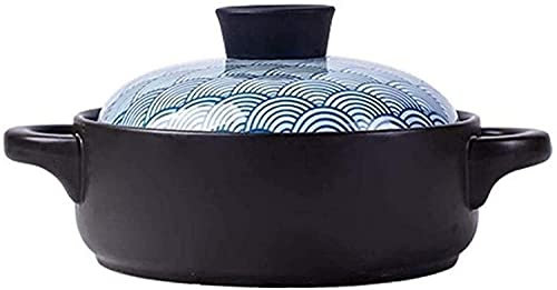 Casseroles Pratiques Casserole En Argile Marmite En Terre Cuite Casserole En Céramique-Conservation De La Chaleur Et Stockage De La Chaleur (Capacité 2.5L)