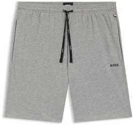 BOSS Short en Coton Stretch À Logo Brodé