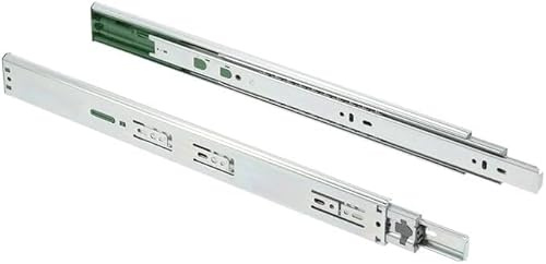 Stolmet Schubladenschiene Vollauszug Push to Open Soft Close Teleskopschienen Teleskopauszüge Schubladen Schienensystem Schubladenauszug bis 30 kg 40 cm Höhe 45 cm