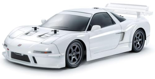 Tamiya 58739 1:10 RC Honda NSX 1998 Racing TT-02 - ferngesteuertes Auto, Fahrzeug, Modellbau, Zusammenbauen, Hobby, RC Bausatz, unlackiert