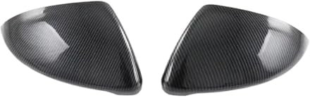Auto Außenspiegel Abdeckungen Für VW Für Golf 7 MK7 MK 7.5 R Für GTI 2014-2019 Rück Seite Spiegel Abdeckung Flügel Kappe Außentür Rückansicht Fall Trim Aufkleber Tür Spiegelkappen