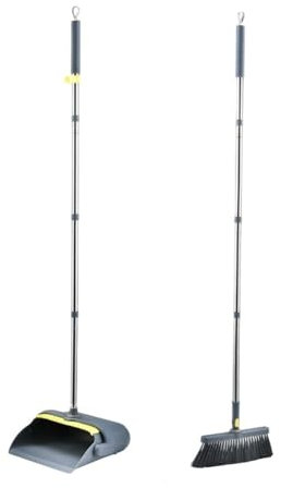 Set di scopa multifunzionale e semplice, scopa multifunzionale, spazzola for pavimenti, manico ergonomico, salvaspazio, adatta for la casa, interni ed esterni, camera da letto, cucina, soggiorno, bagn
