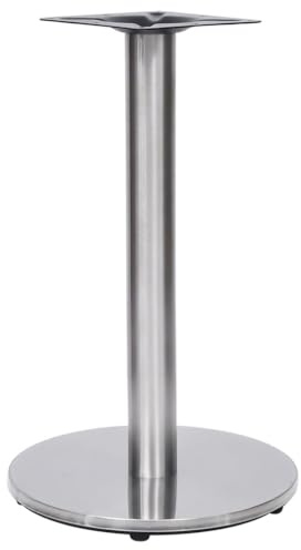 vidaXL Bistrotisch-Gestell Silbern Ø45x72 cm Edelstahl