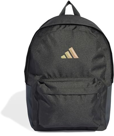 adidas Unisex ESSENTIALS 3BARS IR LOGO BACKPACK, carbon, One size