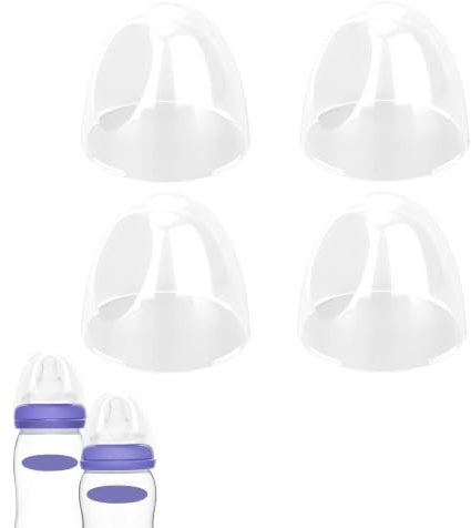 6pcs Baby Bottle Caps for Lansinoh Bottles, Soft Safe Replacement Lids | Soft Safe Material, Easy Snap-On Design, BPA-Free and Secure Seal, Dishwasher Safe, Leak-Proof Fit