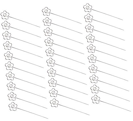 Mikikit 30stücke Hochzeit Tischnummernhalter Draht Clip Platz Karte Halter Für Karten Tischnummern Bilder Fotos Memo Notizen Speisekarten Blumenarrangements