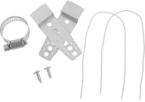 EXCEART Kit Di Montaggio Per Lavastoviglie Staffa Di Fissaggio Clip Di Installazione Per Elettrodomestici Da Cucina Antivibrazione Antirumore