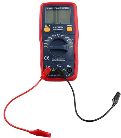 SweetSerenade Condensatore Digitale CM7115B Tester di Capacità Misuratore di Capacità Digitale Scarico Dispositivo di Misura Capacità