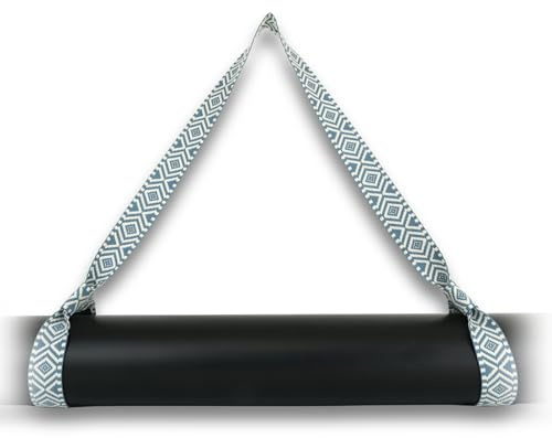 Karolini® Yogamattengurt – verstellbarer Tragegurt für Yoga- & Sportmatten | 3 Farben | Yogazubehör | Yoga Geschenk