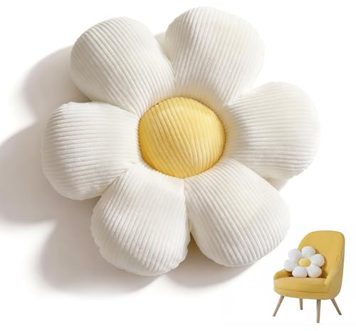 Maxmoc Blumenkissen,40CM Blumen Bodenkissen | Niedliche Blumen-Plüschdeko für Sofa, Boden, Bett und Sitzkissen – Geeignet für Mädchen im Kinderzimmer