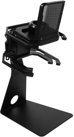 LALADEFIEE Microphone Shock Mount Holder for Desk Metal Stand Microphone Mount Shock Absorbing Bracket Pop Filter for Studio Podcast Recording