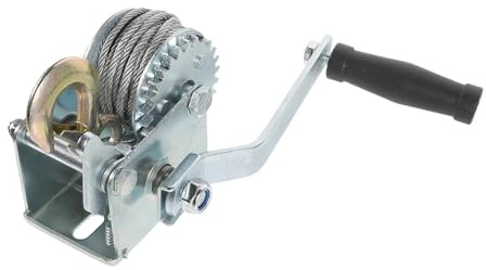 Cabrestante para remolque, Cabrestante manual de remolque pequeño, carga pequeña 500 lb con manivela engranajes Manual Marine Mini