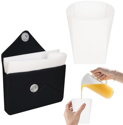Vaso plegable de silicona portátil de 250 ml para agua, taza de agua para senderismo, para camping, senderismo, correr, ciclismo, caminar, playa, festival, viajes, crucero, avión