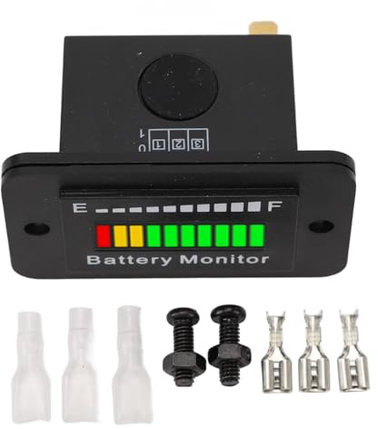Misuratore di monitoraggio della batteria a LED Display di in tempo reale ad alta precisione IP65 Impermeabile antipolvere per carrello da Carrello elevatore Tosaerba Materiale