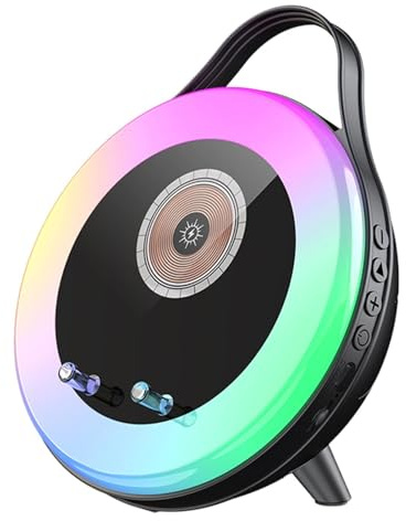 Altavoz por inducción inalámbrico Amplificador de Audio Móvil RGB